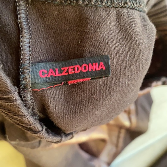 ✨ CALZENDONIA Italian leggings leather design - Picture 5 of 5